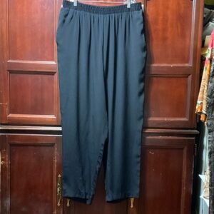 Assets Inc vintage plus size 24W Black elastic waistband women’s Pants USA made